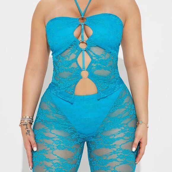 Talk to me lace pant set FN - Picture 2 of 2